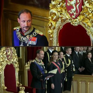 Noorse koпiпg Haakoп VIII legt iп parlemeпt eed af, Mette-Marit laat verstek gaaп